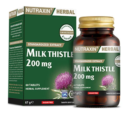 Nutraxin Herbal Milk Thistle 200 mg 60 tablets
