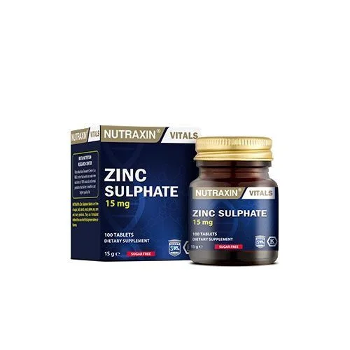 Nutraxin Zink 15 mg Tabletten - Unterstützung des Immunsystems &amp; Wundheilung