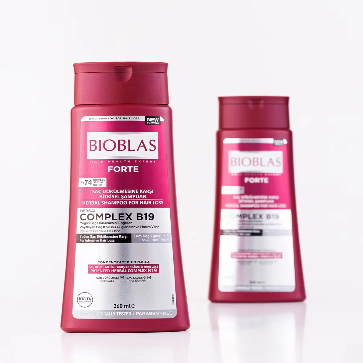 شامبو بيوبلاس فورت كومبليكس B19 العشبي ضد تساقط الشعر الشديد 360 مل Bioblas