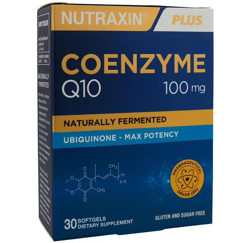 Nutraxin Coq-10 coenzyme Q-10 100 mg 30 softgel