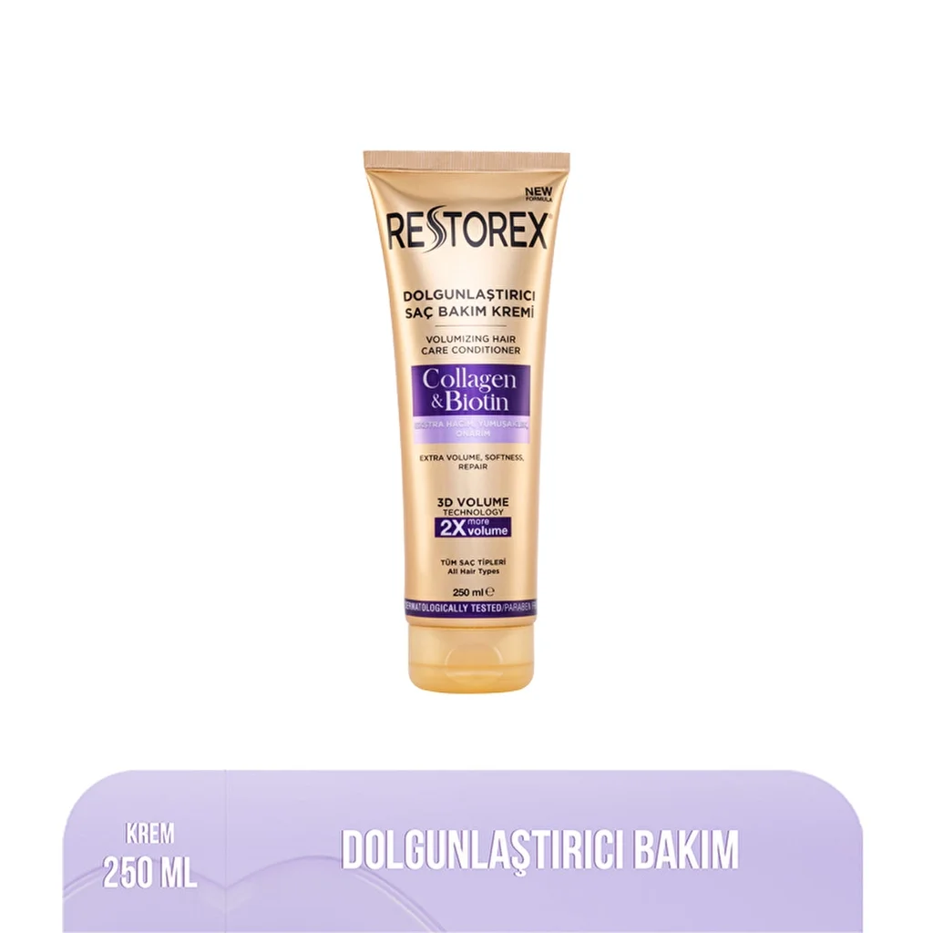 Restorex Volumizing Haarpflegecreme mit Kollagen &amp; Biotin 250ml
