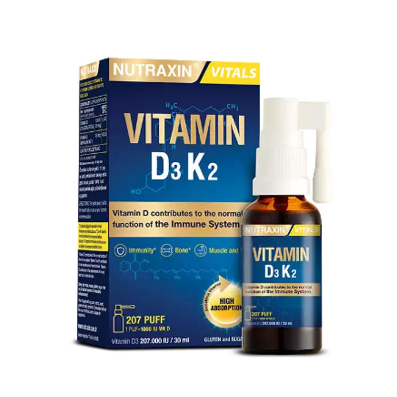 Nutraxin Vitamin D3 k2 food Supplement 30 ml