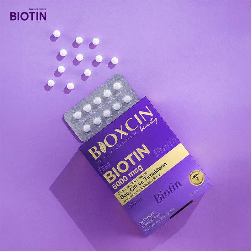 Bioxcin Biotin 5000 mcg Food Supplement 30 tablets