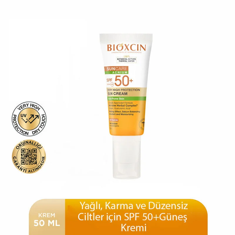 Биоксин Солнцезащитный крем SPF 50 для неровной кожи 50 мл
