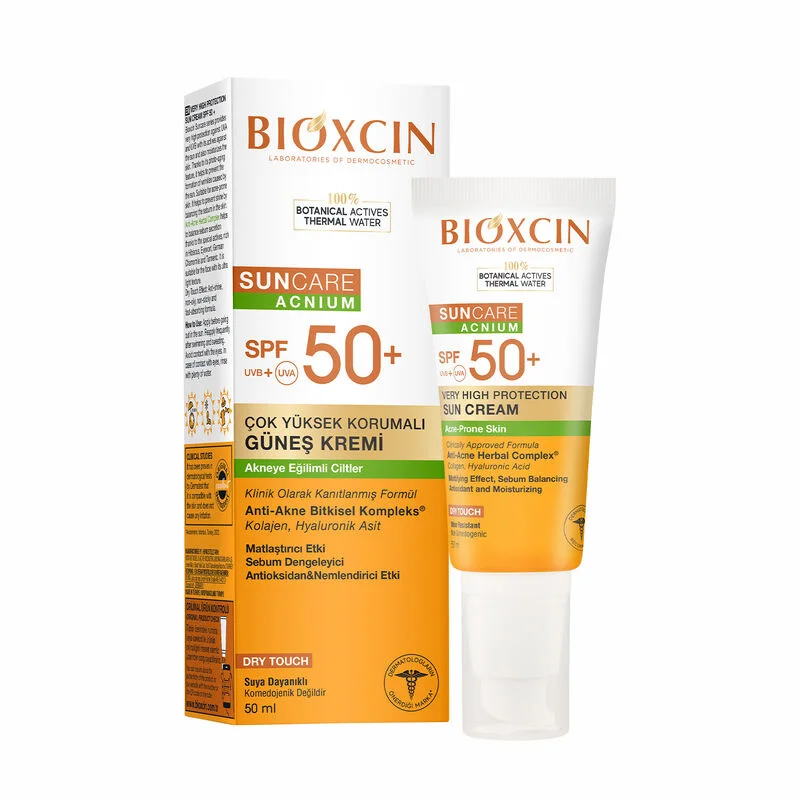 Биоксин Солнцезащитный крем SPF 50 для неровной кожи 50 мл