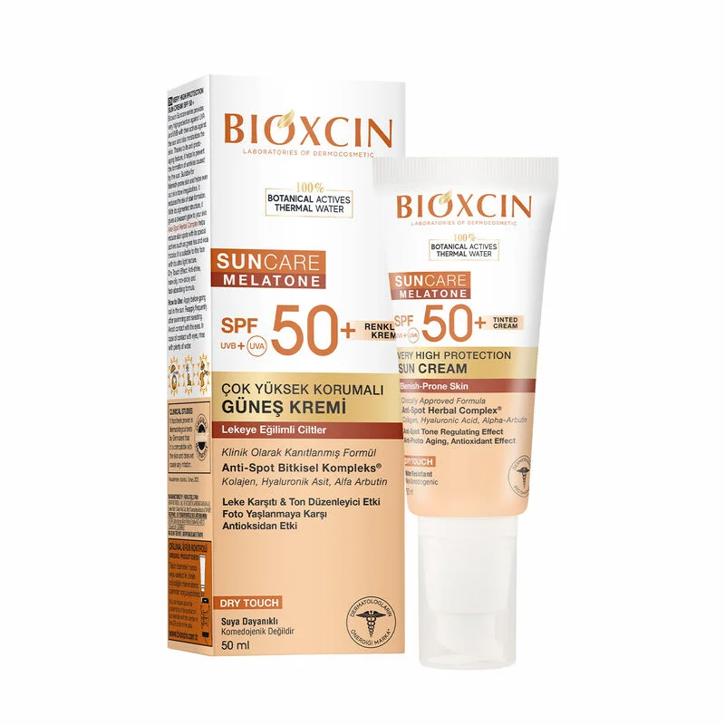 Bioxcin Sun Care Sun Cream For Spotted Skin Spf 50+ 50 ml - Colored