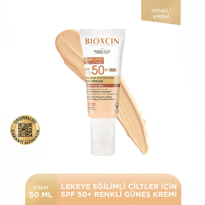 Bioxcin Sun Care Sun Cream For Spotted Skin Spf 50+ 50 ml - Colored