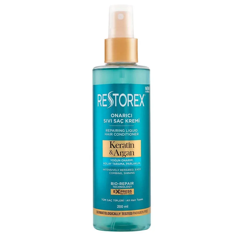 Restorex Keratin &amp; Argan Flüssige Haarcreme 200ml