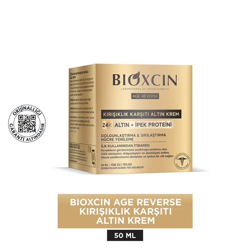Bioxcin Age Reverse Anti-Falten Goldcreme 50ml