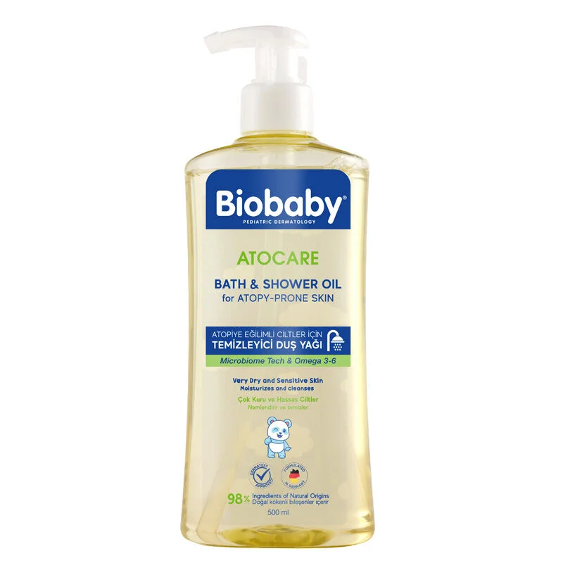 Biobaby Atocare Cleansing Shower Oil 500 ml