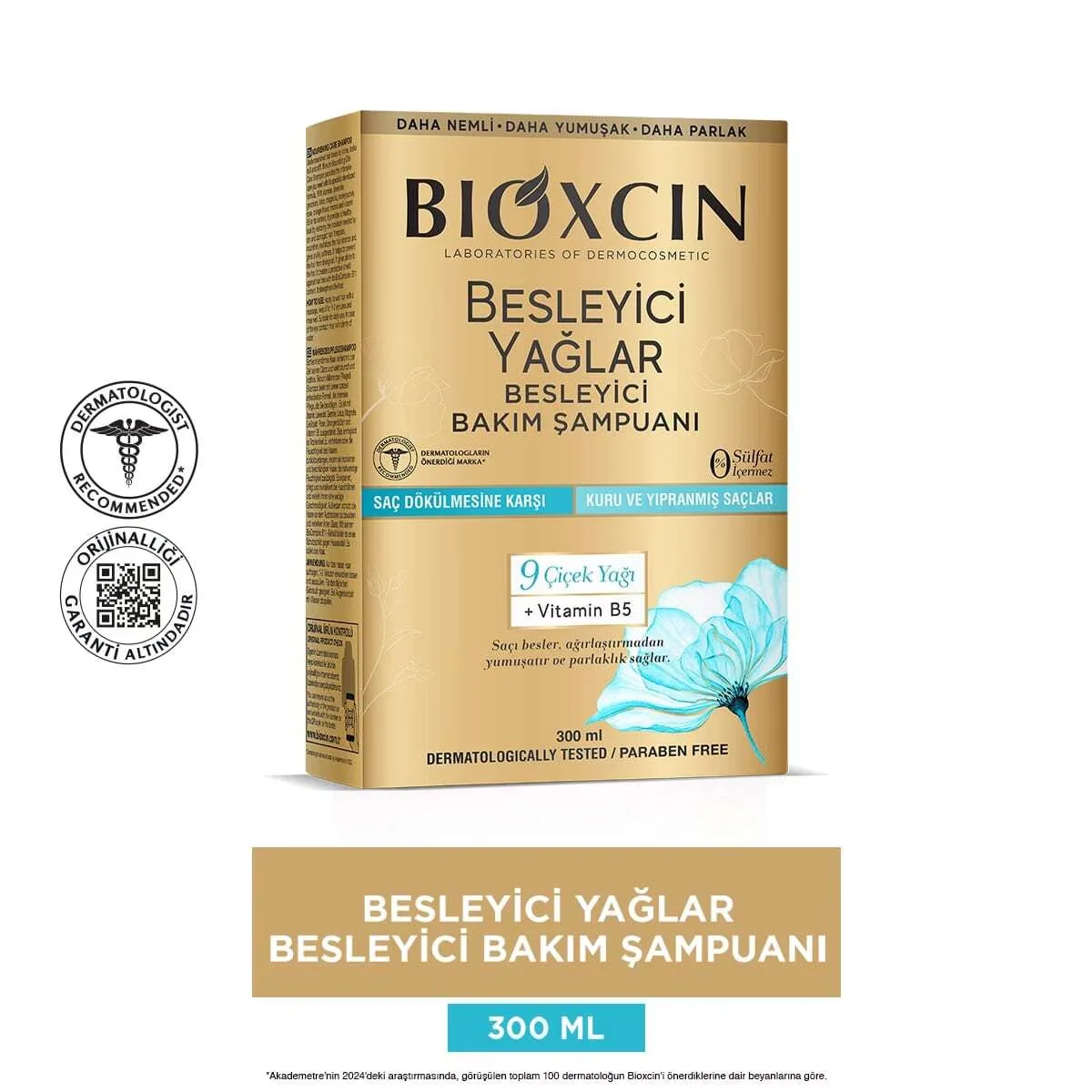 Шампунь Bioxcin для ухода с питательными маслами 300 мл