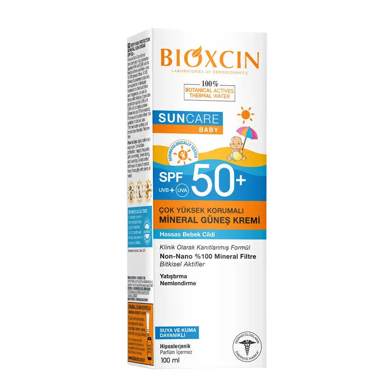 كريم واقي شمس معدني للأطفال SPF50+ 100 مل من بيوكسين Bioxcin