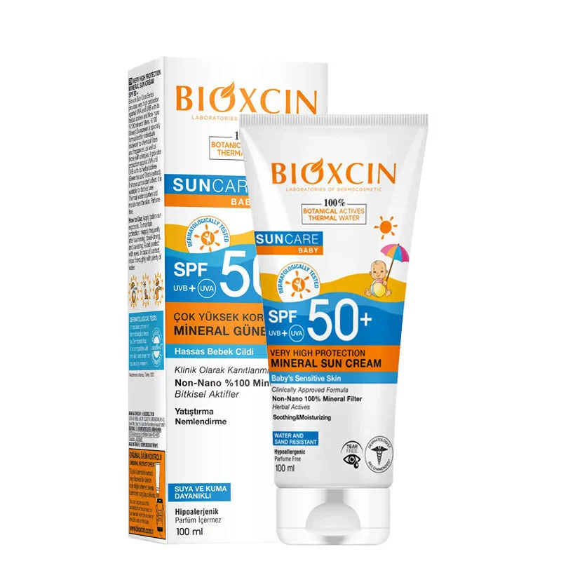 كريم واقي شمس معدني للأطفال SPF50+ 100 مل من بيوكسين Bioxcin