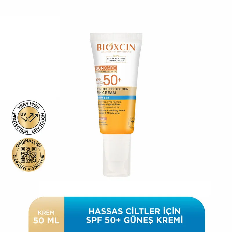 Bioxcin Suncare Spf50+ Sensitive Skin Sun Cream 50 ml