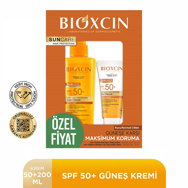 Bioxcin Sonnenschutzset für trockene/normale Haut