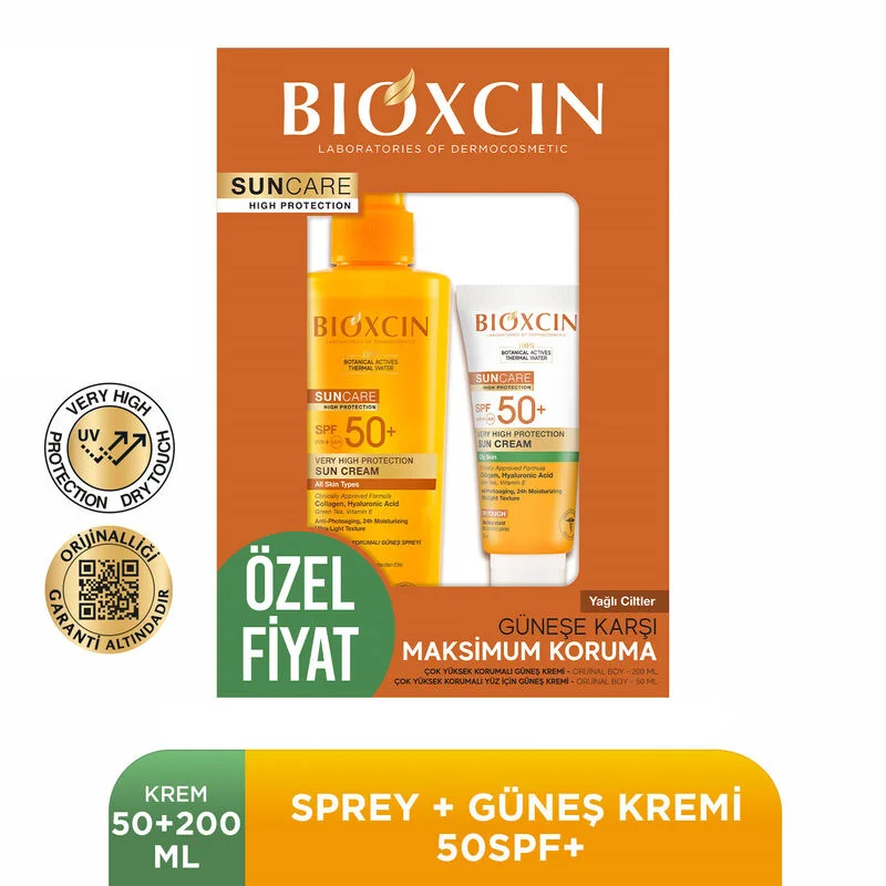 Набор максимальной защиты от солнца для жирной кожи от Bioxcin