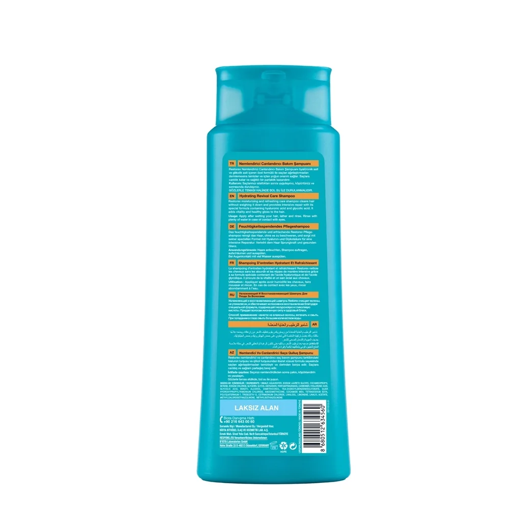 Restorex Revitalisierendes Feuchtigkeitsshampoo 500ml
