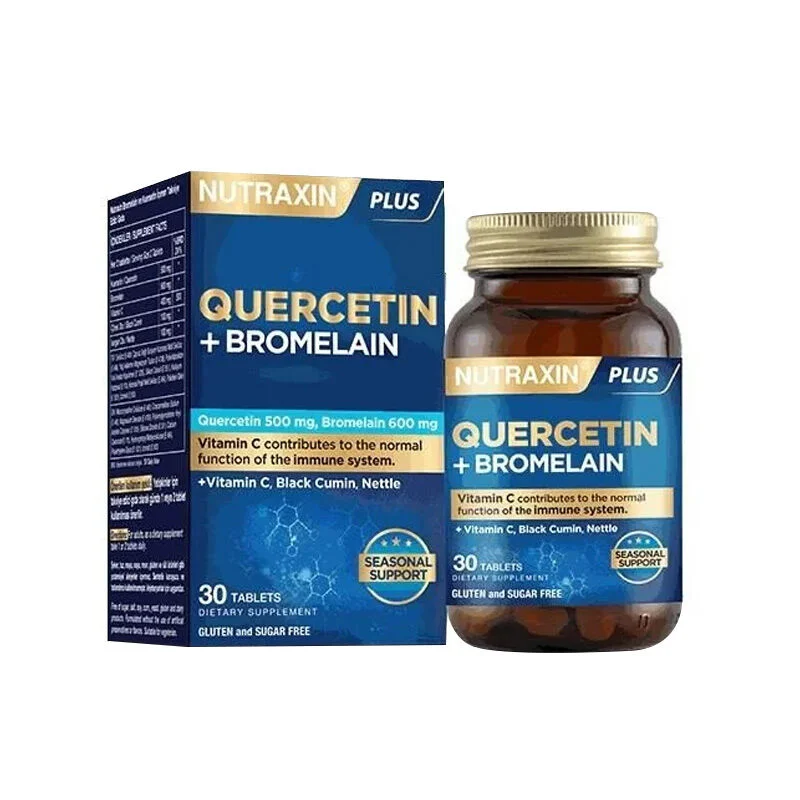 Nutraxin Food Supplement Containing Bromelain And Quercetin 30 tablets