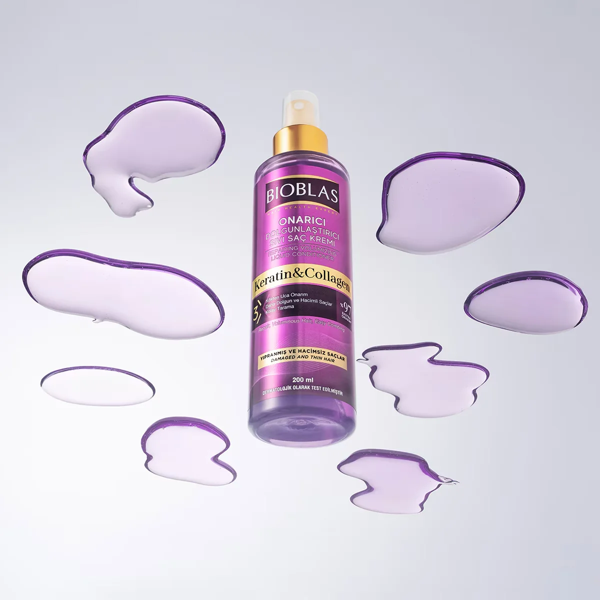 Bioblas Collagen &amp; Keratin Liquid Hair Conditioner 200 ml