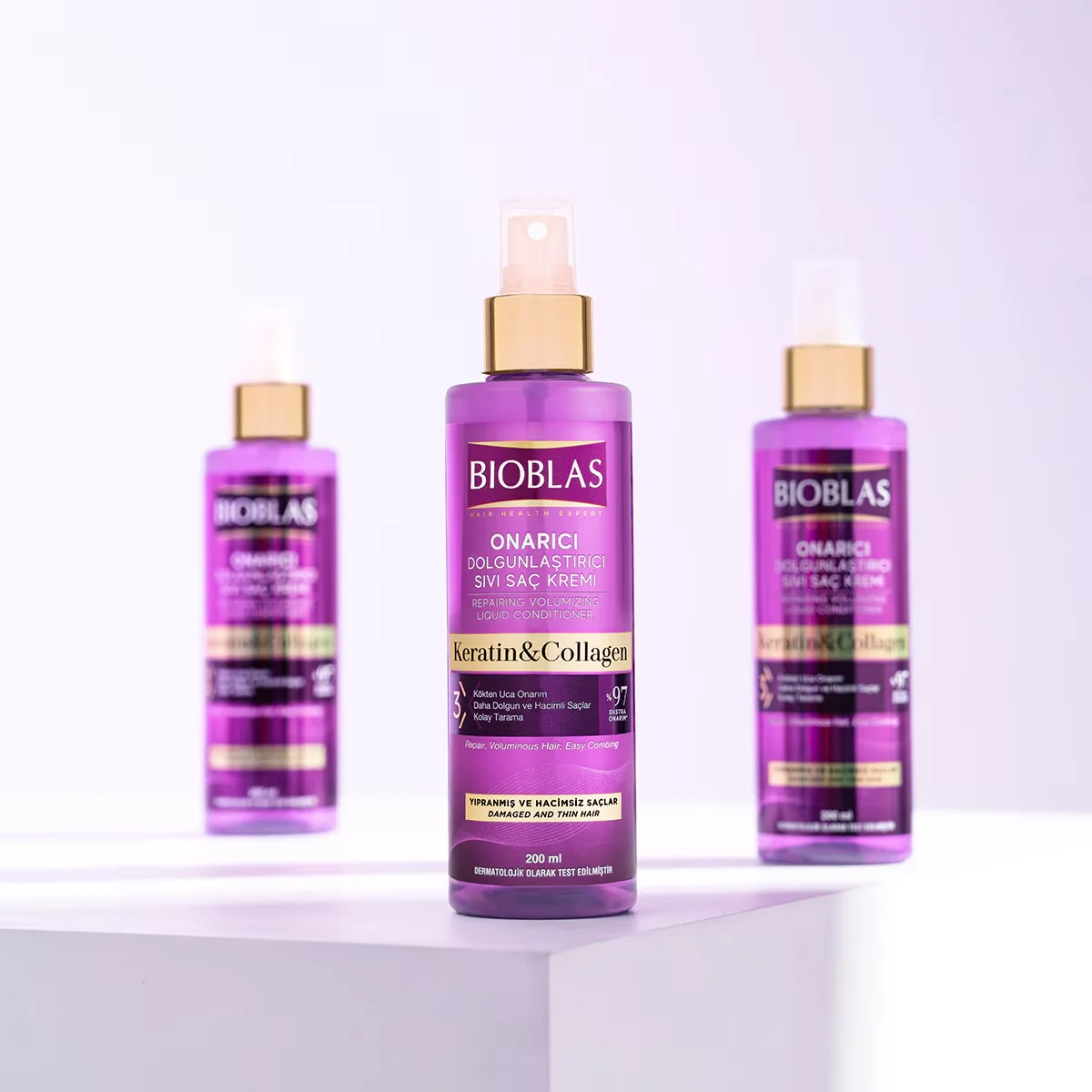 Bioblas Collagen &amp; Keratin Liquid Hair Conditioner 200 ml