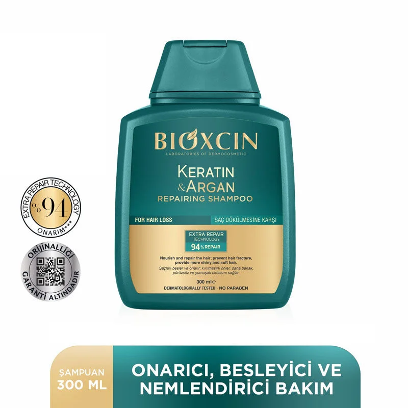 Шампунь Bioxcin с кератином и аргановым маслом 300 мл от Bioxcin