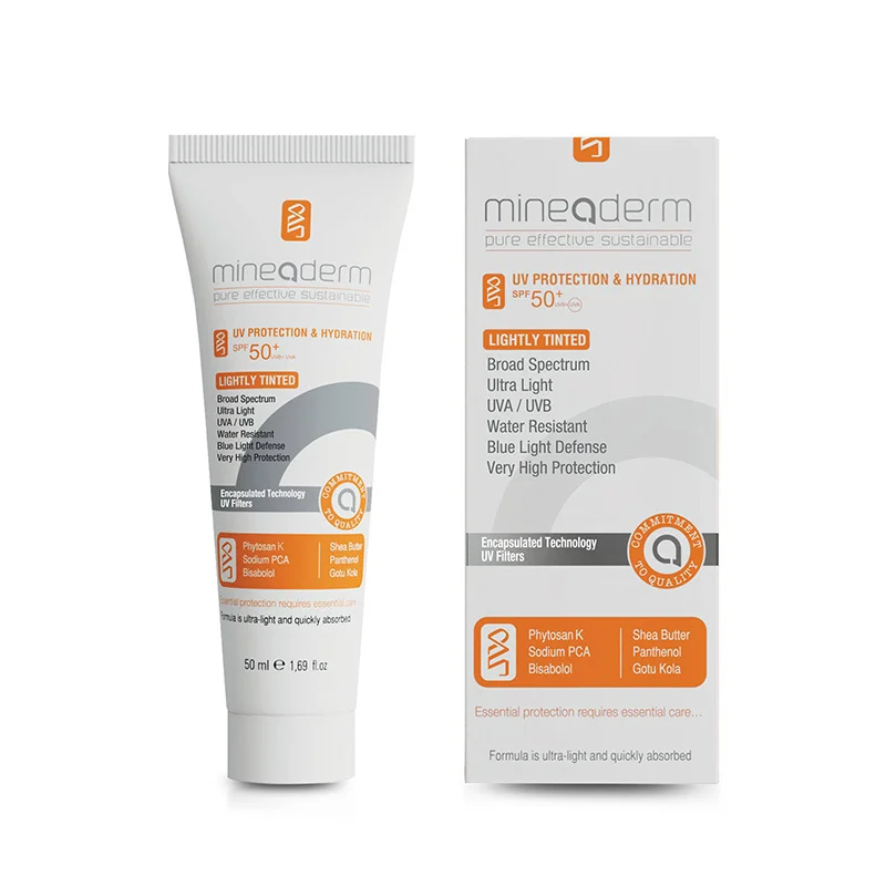 Mineaderm Uv Protection & Hydration Lightly Tinted Spf50+ 50 ml
