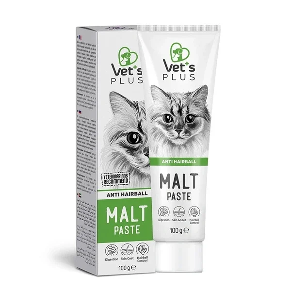 Vet's Plus Anti-hairball Malt Cat Paste 100 gr