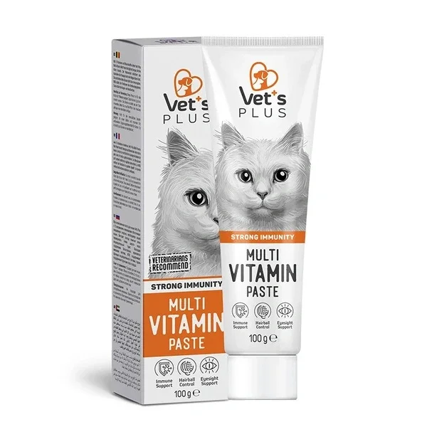 Vet's Plus Multi-vitamin Taurine Malt Cat Paste 100 gr