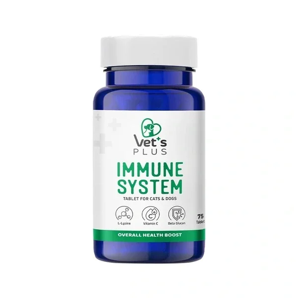 Vet's Plus Immune System Immune System Booster Tablets For Cats And Dogs 75 pcs