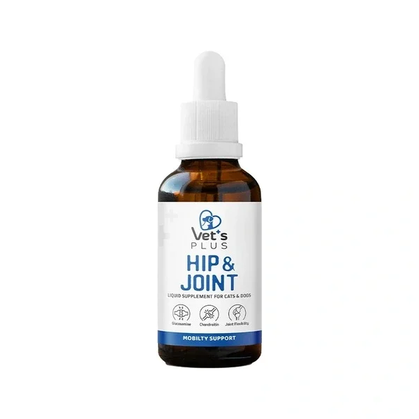Vet's Plus Hip & Joint Joint Supporting Glucosamine Drops For Cats And Dogs 50 ml