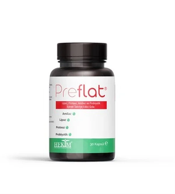 Preflat Enteric 30 capsules Food Supplement