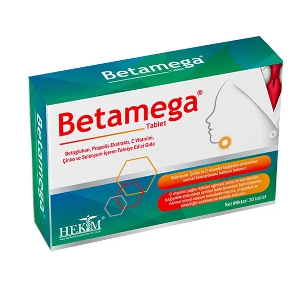 Betamega Food Supplement 30 tablets