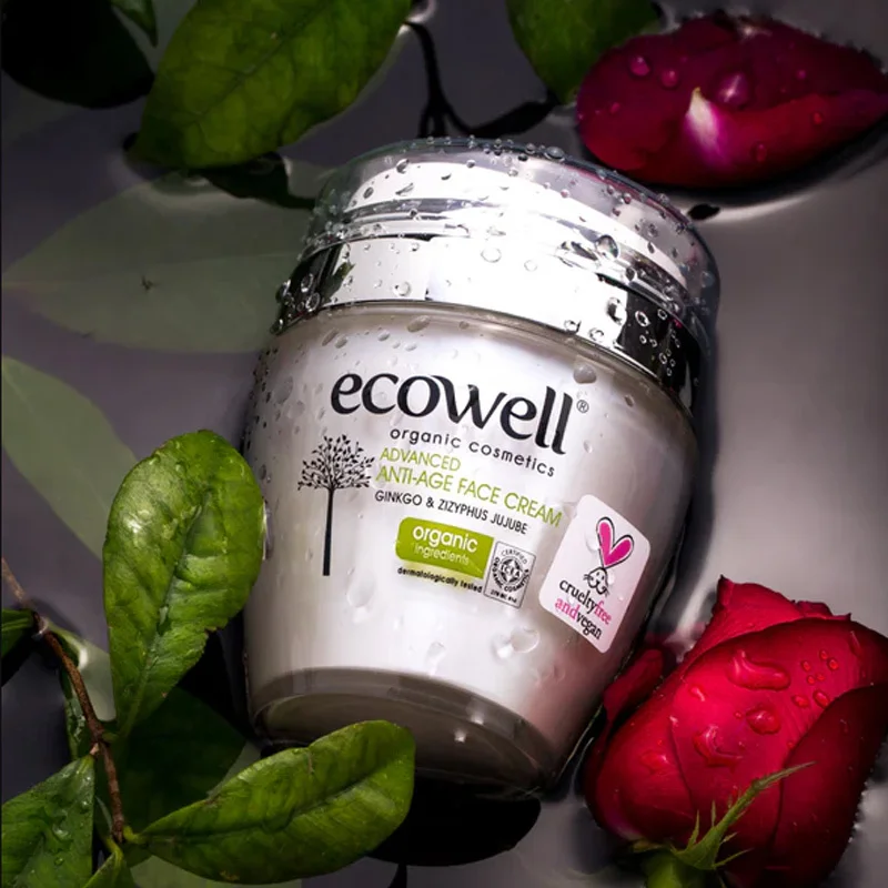 Крем для лица против старения Ecowell Diamond Series с гинкго 50 мл