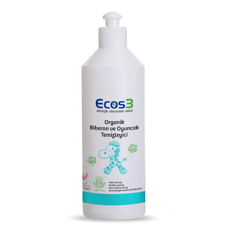 Ecos3 منظف ​​الزجاجات والألعاب العضوي إيكوس3، 500 مل
