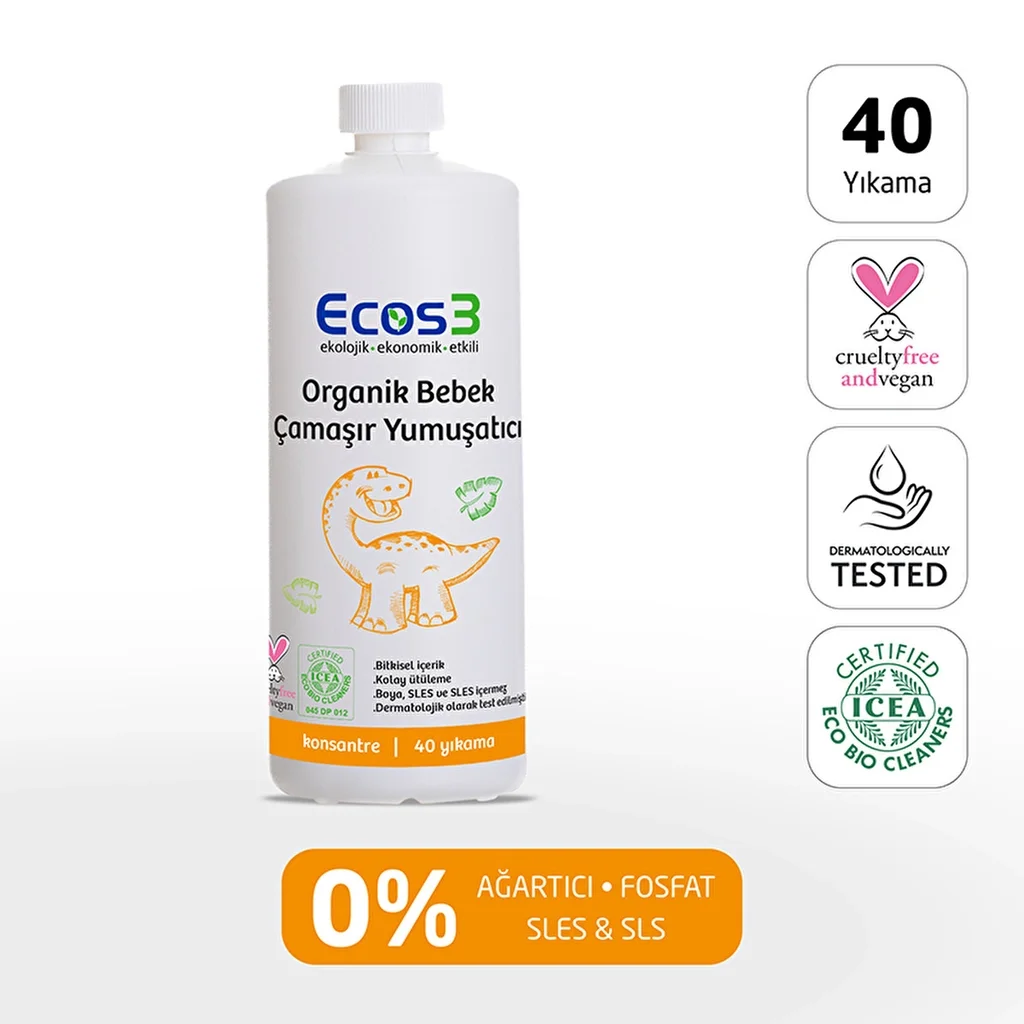 Ecos3 Bio-Baby-Weichspüler 1000ml