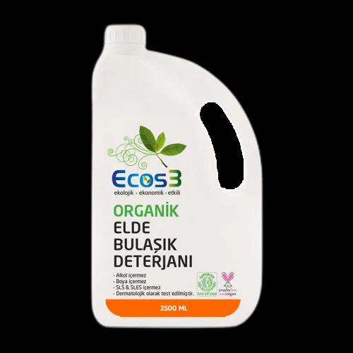 Ecos3 Organic Hand Dish Soap - 2500 ml, Eco-Friendly Clean