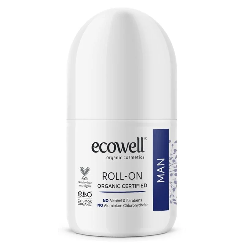 Ecowell مزيل عرق عضوي من إيكوويل (للرجال) 75 مل