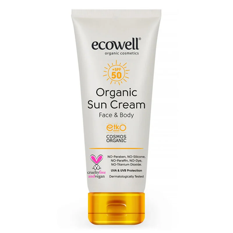 Ecowell Organic Sun Cream Spf 50 110 gr