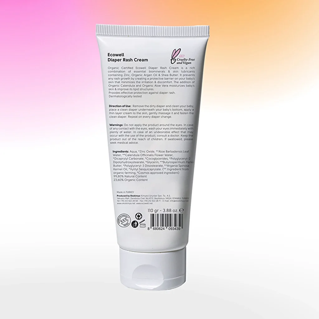 Ecowell Organic Cloth Care Cream 110 gr
