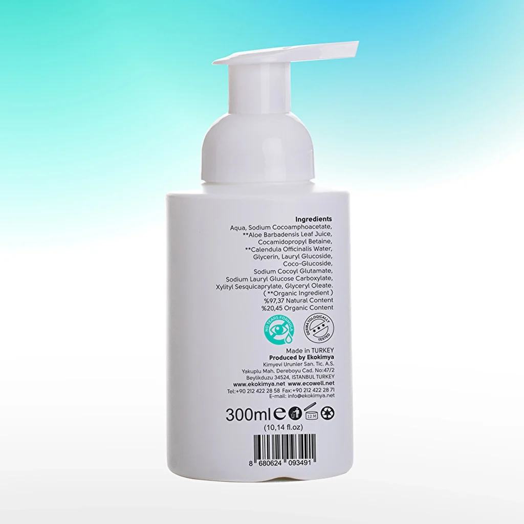Ecowell Neugeborenen Schaumshampoo 300ml