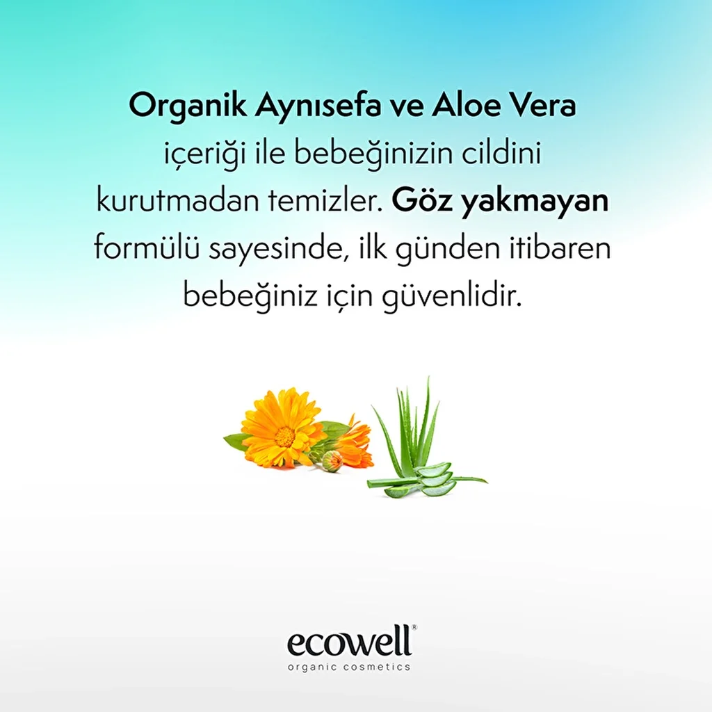 Ecowell Neugeborenen Schaumshampoo 300ml
