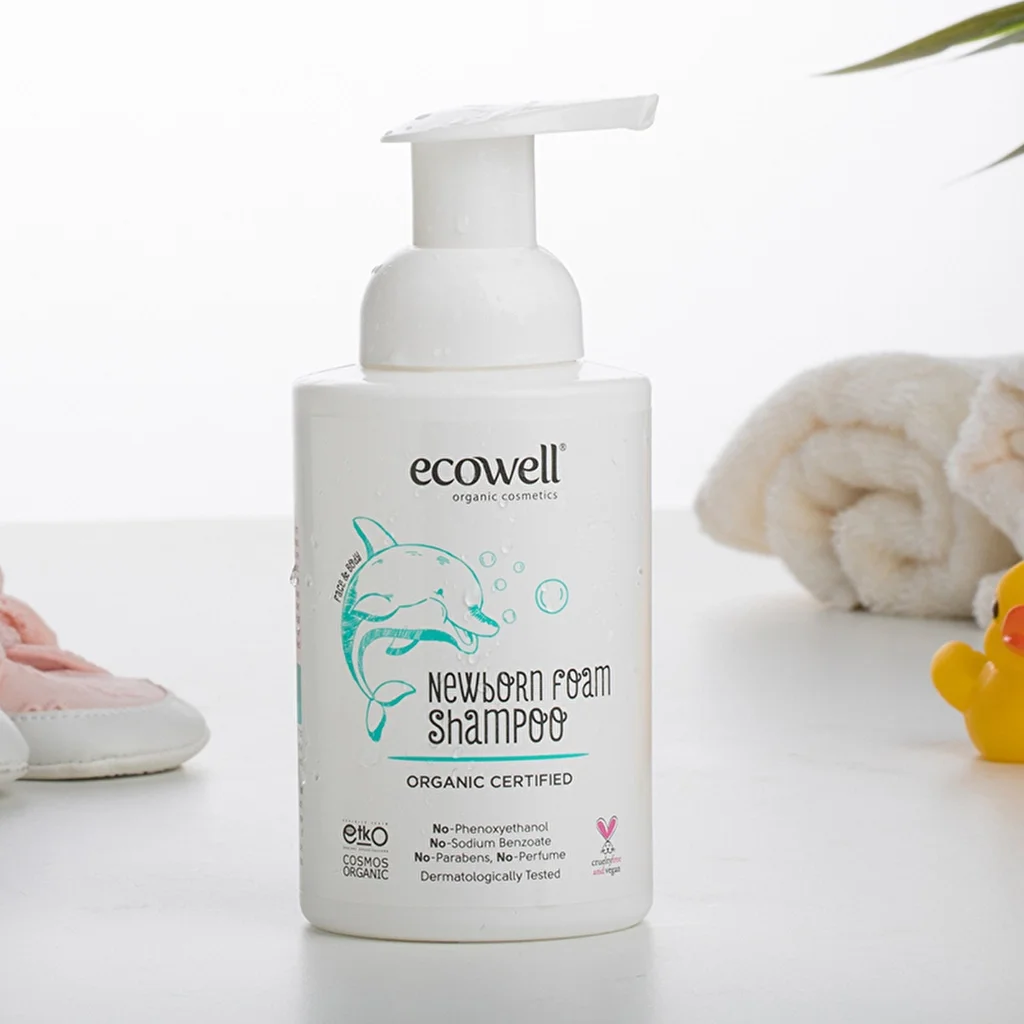 Ecowell Neugeborenen Schaumshampoo 300ml