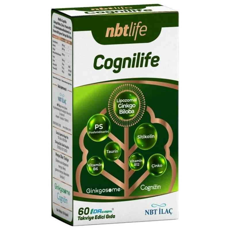NBT Life Cognilife Food Supplement 60 capsules