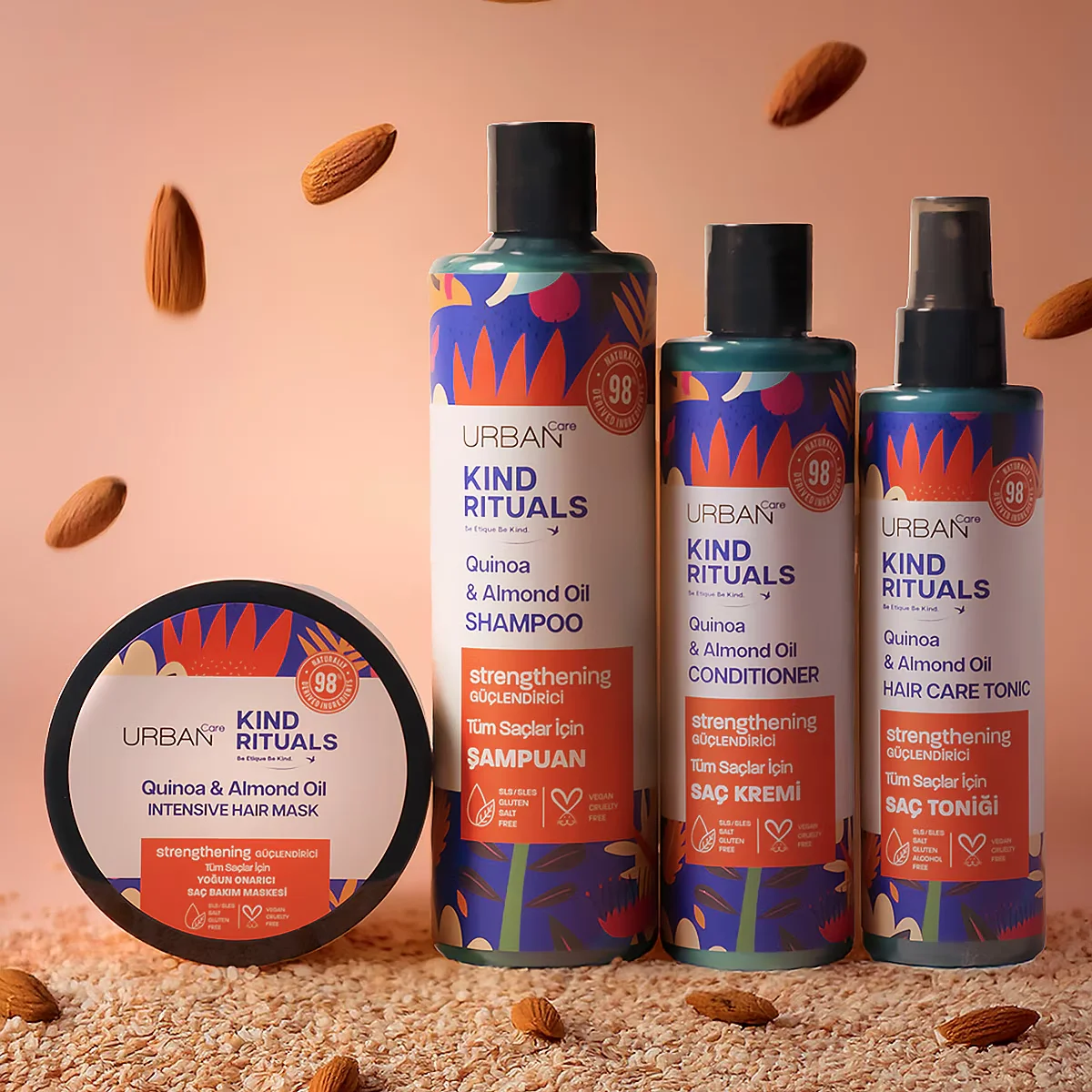 Urban Care Kind Rituals Shampoo Quinoa&almond 400 ml