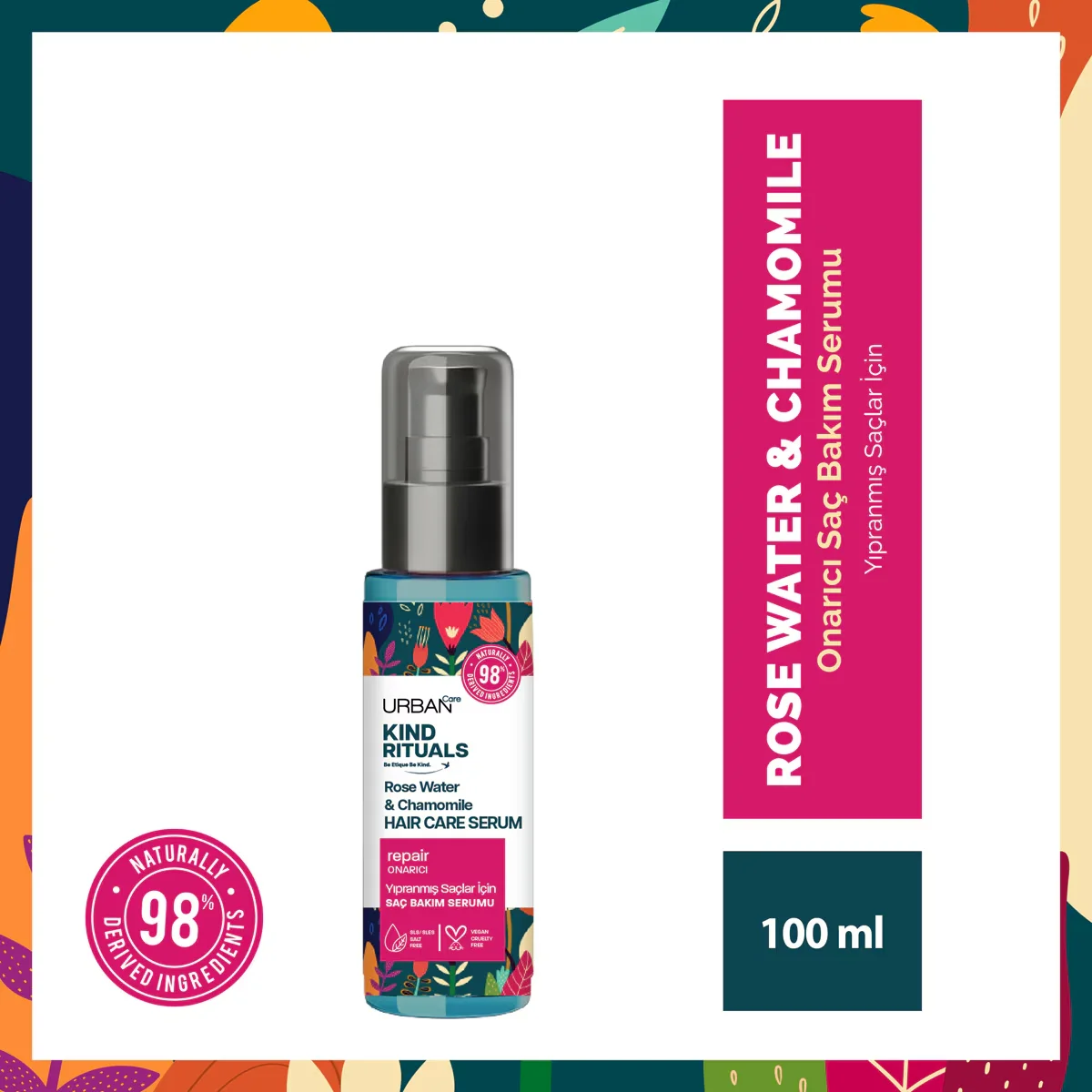 Urban Care Kind Rituals Haarserum Rosenwasser 100 ml