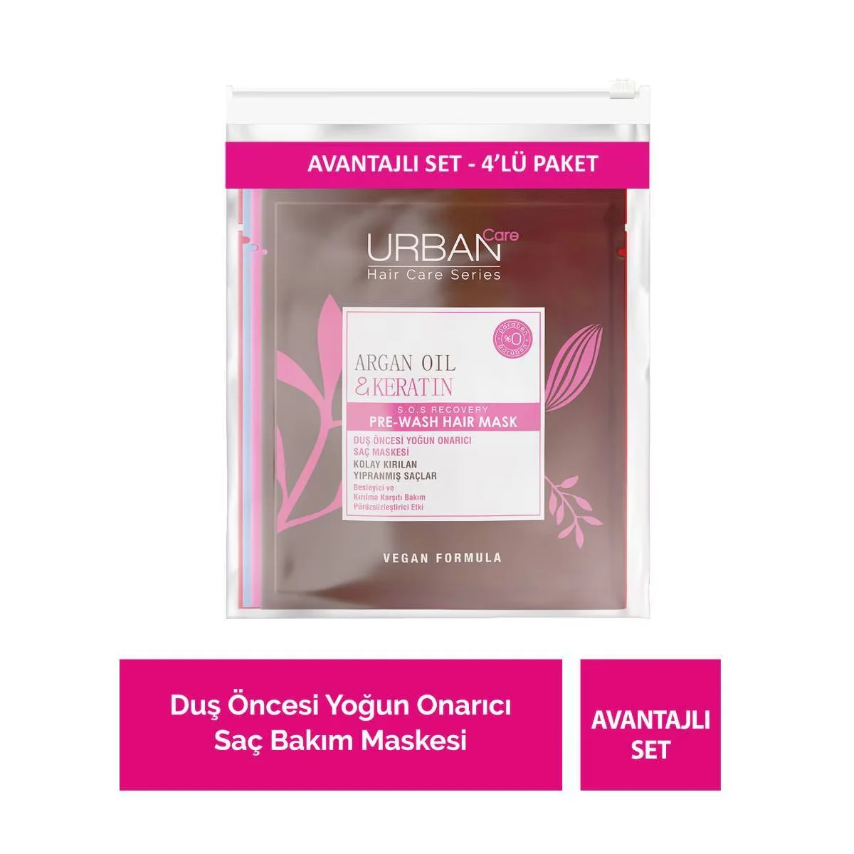 Urban Care 4-teiliges Haarmaske Set