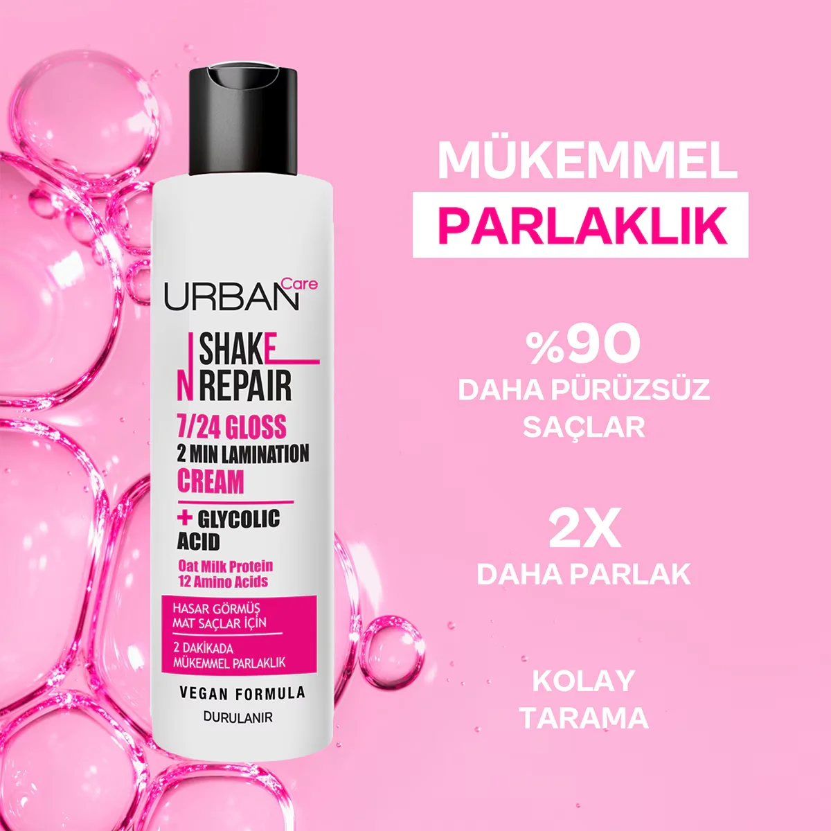 Urban Care Shake &amp; Repair Conditioner 200ml - Glossy Shine