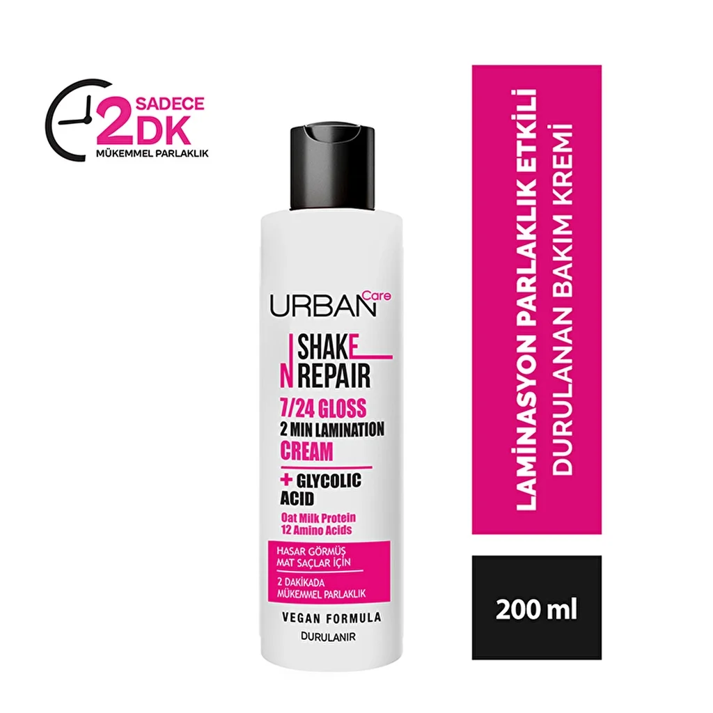 Urban Care Shake &amp; Repair Conditioner 200ml - Glossy Shine