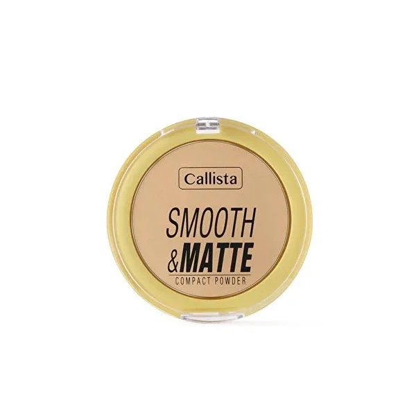 Callista Smooth Matte Compact Powder Matte Appearance Powder 10 Natural Beige 1 pcs