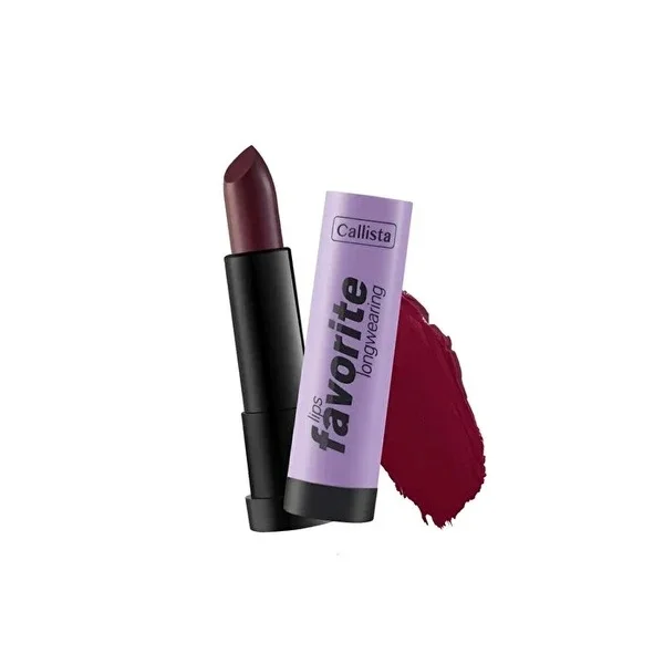 Callista Lips Favorite Longwearing Lipstick Ru 308 Vampy Like Claret Red 1 pcs